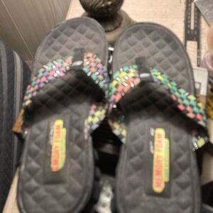 Skechers Sport Women's Ez Flex Beach Weave Flat Sandal